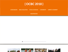 Tablet Screenshot of ocbcbibleschool.com